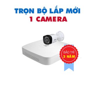 TRỌN BỘ 1 CAMERA DAHUA HD 1.0 MEGAPIXEL