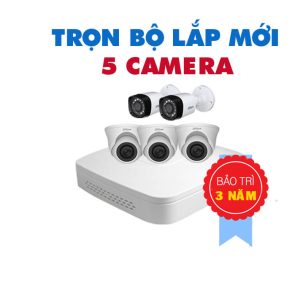 TRỌN BỘ 5 CAMERA DAHUA HD 1.0 MEGAPIXEL