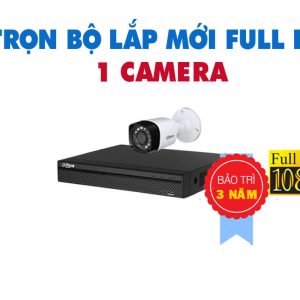 TRỌN BỘ 1 CAMERA DAHUA HD 2.0 MEGAPIXEL