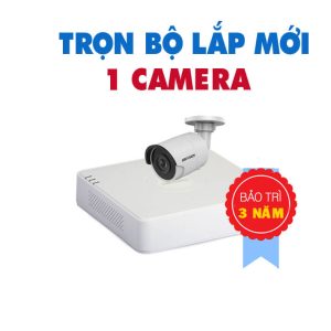 TRỌN BỘ 1 CAMERA HIK HD 1.0 MEGAPIXEL