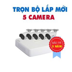 TRỌN BỘ 5 CAMERA HIK HD 1.0 MEGAPIXEL